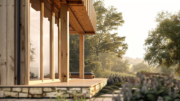 Extension ossature bois : économique et esthétique